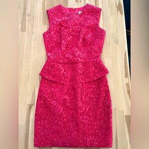 Jason Wu Rose Lace Peplum Dress